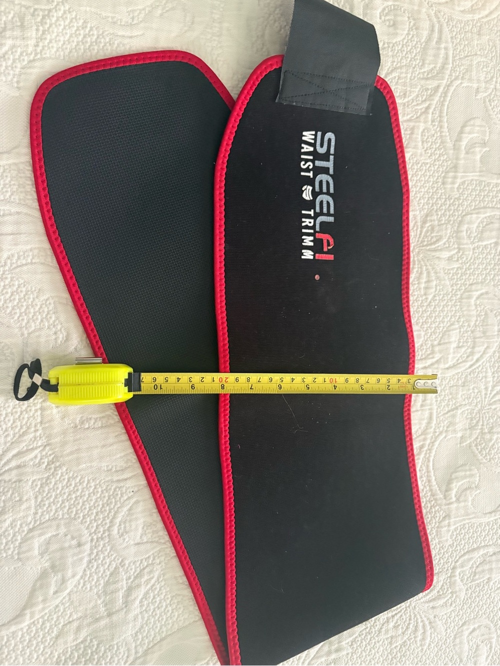 Women’s Black Waist Trimmer with Red Trim
